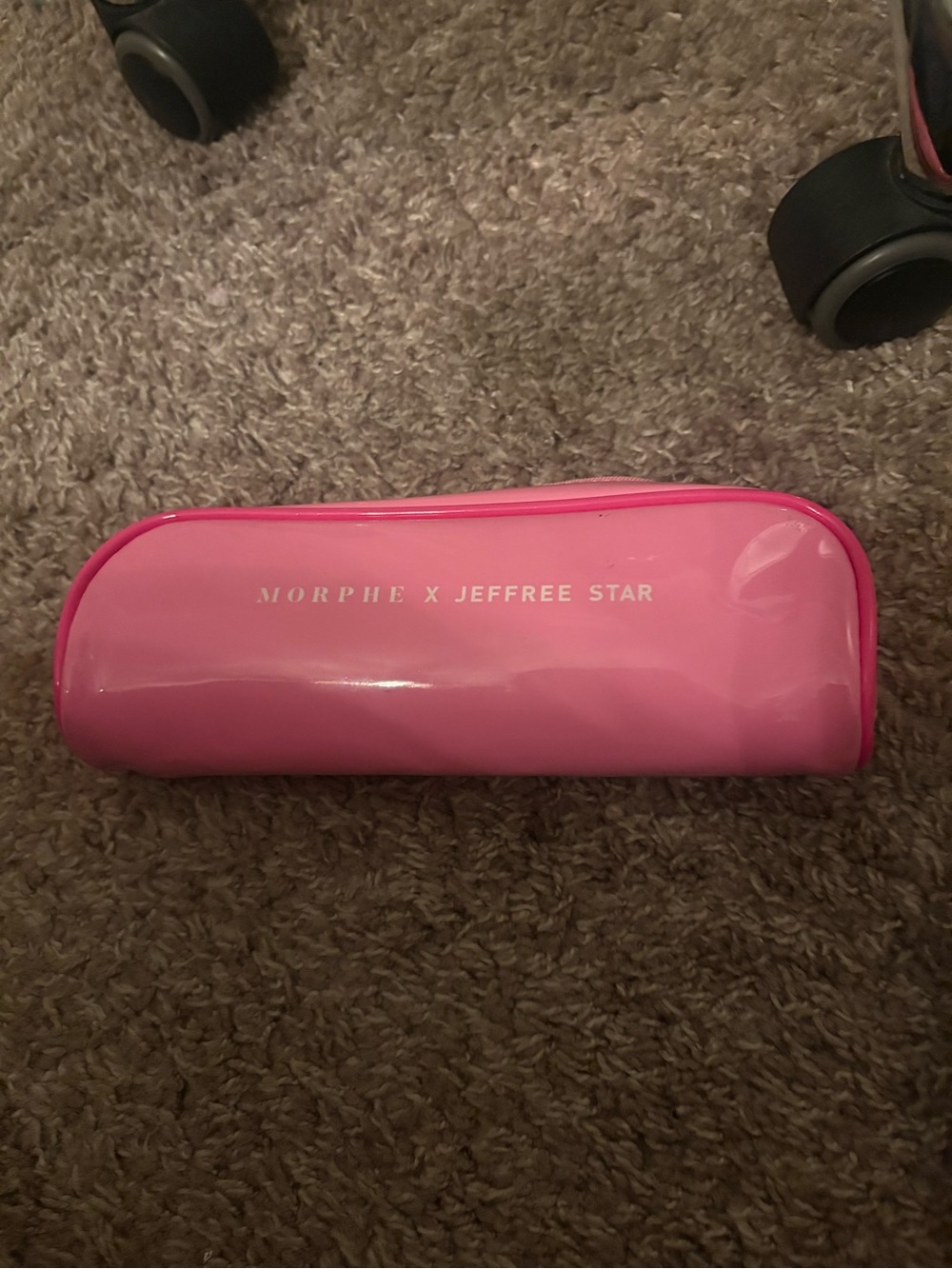 Morphe x Jeffree Star Pink Vinyl Cosmetic Brush Case